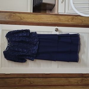 Formal Navy Maxi Dress